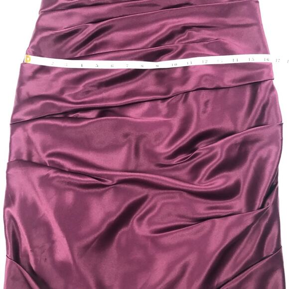 Bill Levkoff Plum Tiered Dress size 10 - Picture 6 of 10